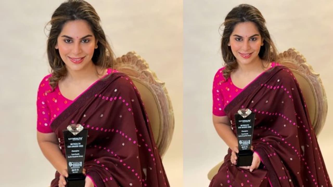 రామ్చరణ్ సతీమణి ఉపాసనకి ప్రతిష్టాత్మక పురస్కారం.. రామ్చరణ్ సతీమణి ఉపాసనకి ప్రతిష్టాత్మక పురస్కారం..