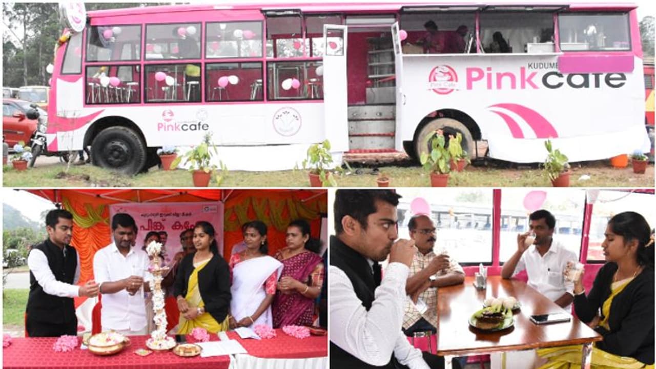 ആനവണ്ടിയിൽ അന്തിയുറങ്ങാം, കുടുംബശ്രീ പിങ്ക് കഫേയിലെ രൂചിയൂറും ഭക്ഷണം കഴിക്കാം; സന്ദർശകർക്ക് പുതു അനുഭവം ആനവണ്ടിയിൽ അന്തിയുറങ്ങാം, കുടുംബശ്രീ പിങ്ക് കഫേയിലെ രൂചിയൂറും ഭക്ഷണം കഴിക്കാം; സന്ദർശകർക്ക് പുതു അനുഭവം