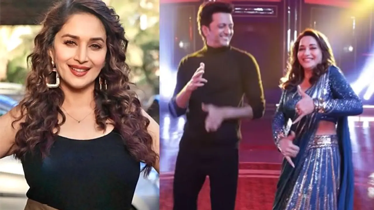 माधुरी दीक्षित की इस हरकत से शॉक्ड रह गए रितेश देशमुख, कच्चा बादाम गाने पर एक्ट्रेस ने जमकर लगाए ठुमके 