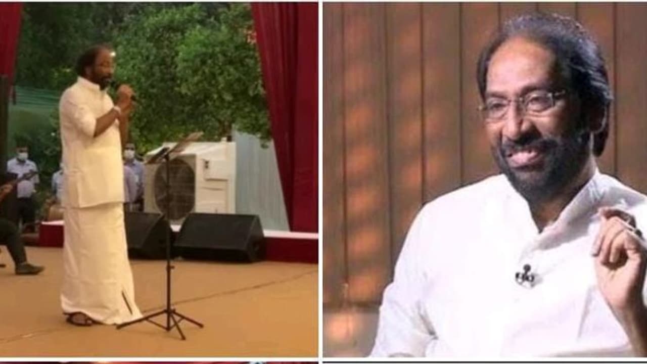 திருச்சி சிவாவின் காதல் ராகம்... வெங்கையா நாயுடு முன்னிலையில் பாட்டு பாடி அசத்தல் திருச்சி சிவாவின் காதல் ராகம்... வெங்கையா நாயுடு முன்னிலையில் பாட்டு பாடி அசத்தல்