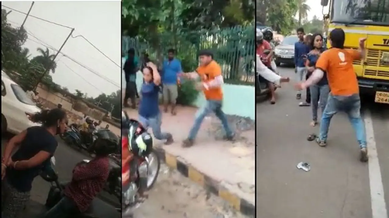 లవర్స్ గొడవ మధ్యలో దూరిన ఫుడ్ డెలివరీ బాయ్.. వివాదం ముదిరి.. యువతిని చితగ్గొట్టి.. వీడియో వైరల్... లవర్స్ గొడవ మధ్యలో దూరిన ఫుడ్ డెలివరీ బాయ్.. వివాదం ముదిరి.. యువతిని చితగ్గొట్టి.. వీడియో వైరల్...