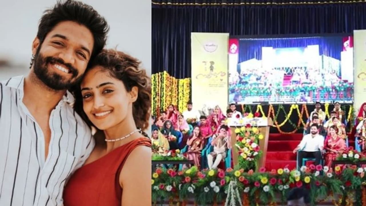 വിവാഹ സല്‍ക്കാരത്തിനൊപ്പം 22 പേരുടെ വിവാഹം; കൈയടി നേടി നടി റെബ മോണിക്ക ജോണും കുടുംബവും