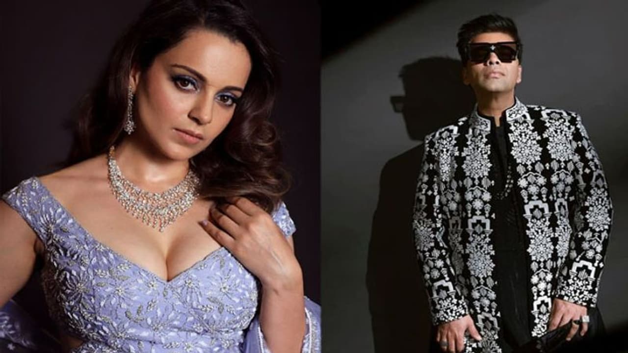 कंगना रनौत ने करण जौहर से फिर लिया पंगा! बोलीं तेरे रोने के दिन आ गए पापा जो कंगना रनौत ने करण जौहर से फिर लिया पंगा! बोलीं तेरे रोने के दिन आ गए पापा जो