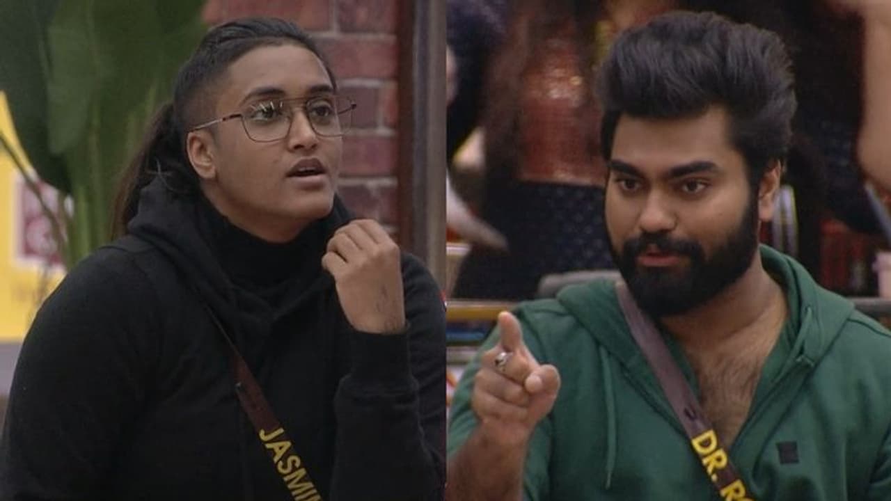 Bigg Boss : 'നിങ്ങളെ തല്ലിയാൽ ഇവിടെ എന്ത് സംഭവിക്കും'; ജാസ്മിൻ റോബിൻ തർക്കം മുറുകുന്നു Bigg Boss : 'നിങ്ങളെ തല്ലിയാൽ ഇവിടെ എന്ത് സംഭവിക്കും'; ജാസ്മിൻ റോബിൻ തർക്കം മുറുകുന്നു