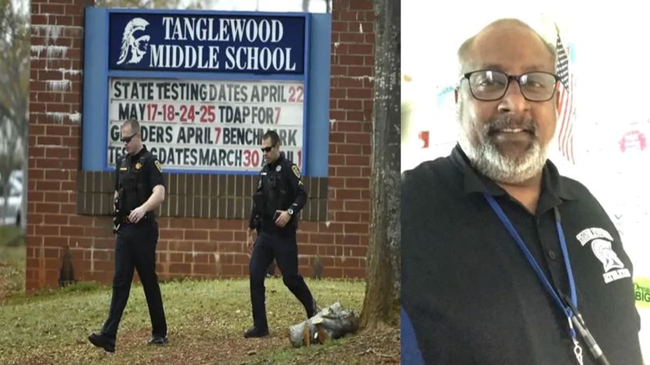 துப்பாக்கி சூட்டில் 20 பள்ளி மாணவர்களை காப்பாற்றிய இந்திய ஆசிரியர்.. குவியும் பாராட்டுக்கள் !!