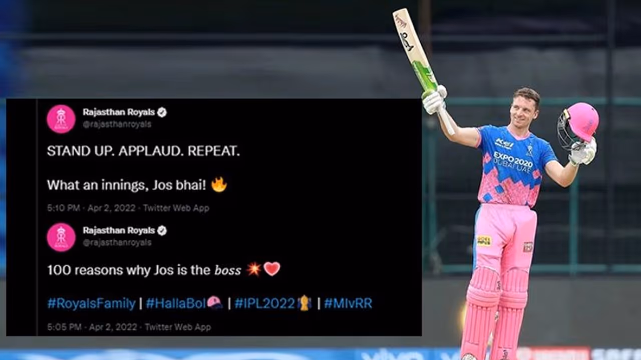 'Joss the Boss' trends after RR's Buttler smashes first century of IPL 2022 against MI 'Joss the Boss' trends after RR's Buttler smashes first century of IPL 2022 against MI