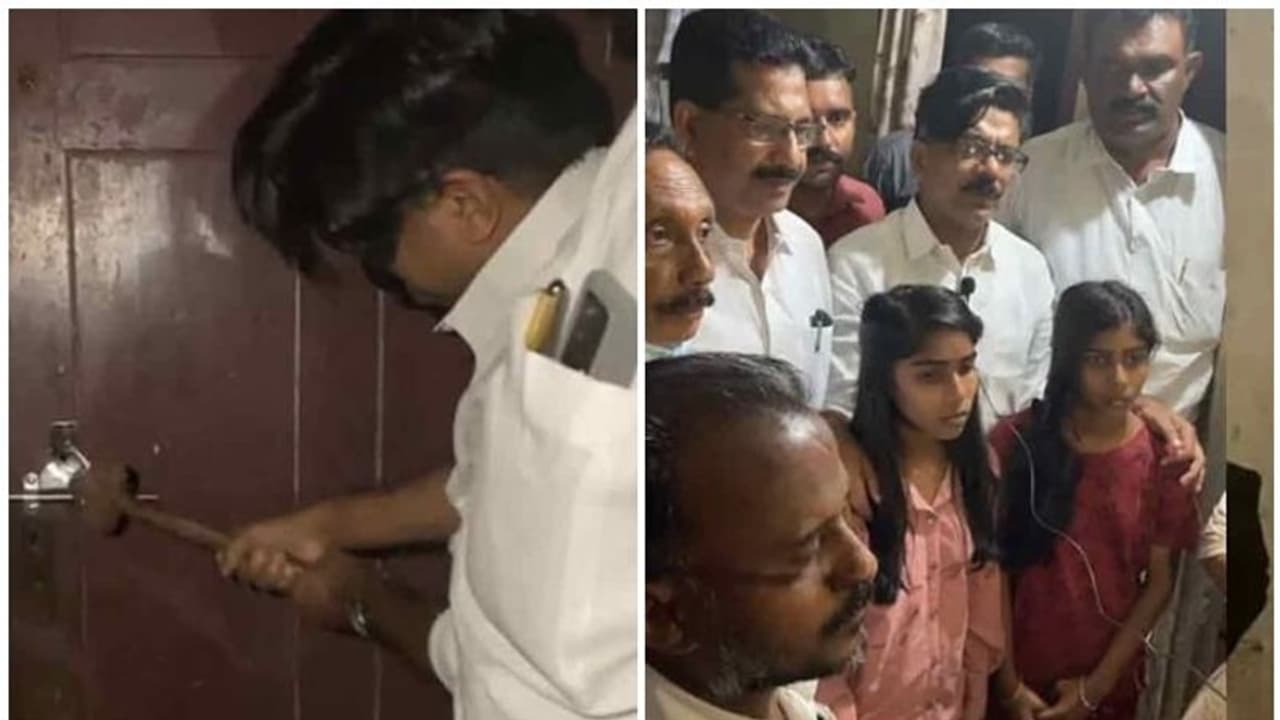 ജപ്തി ചെയ്ത വീടിന്റെ പൂട്ട് പൊളിച്ച സംഭവം; 'നിയമനടപടി നേരിടാം'; കുടുംബത്തിന്റെ ബാധ്യത ഏറ്റെടുത്ത് എംഎൽഎ ജപ്തി ചെയ്ത വീടിന്റെ പൂട്ട് പൊളിച്ച സംഭവം; 'നിയമനടപടി നേരിടാം'; കുടുംബത്തിന്റെ ബാധ്യത ഏറ്റെടുത്ത് എംഎൽഎ