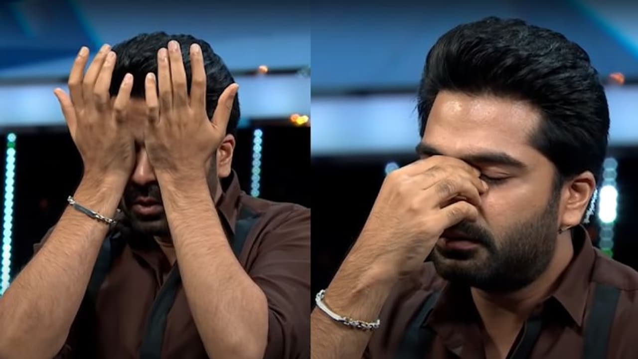 பிக்பாஸ் நிகழ்ச்சியில் கண்ணீர் விட்டு அழுத சிம்பு... எல்லாத்துக்கும் காரணம் அந்த 2 பேர் தான் வைரலாகும் வீடியோ பிக்பாஸ் நிகழ்ச்சியில் கண்ணீர் விட்டு அழுத சிம்பு... எல்லாத்துக்கும் காரணம் அந்த 2 பேர் தான் வைரலாகும் வீடியோ