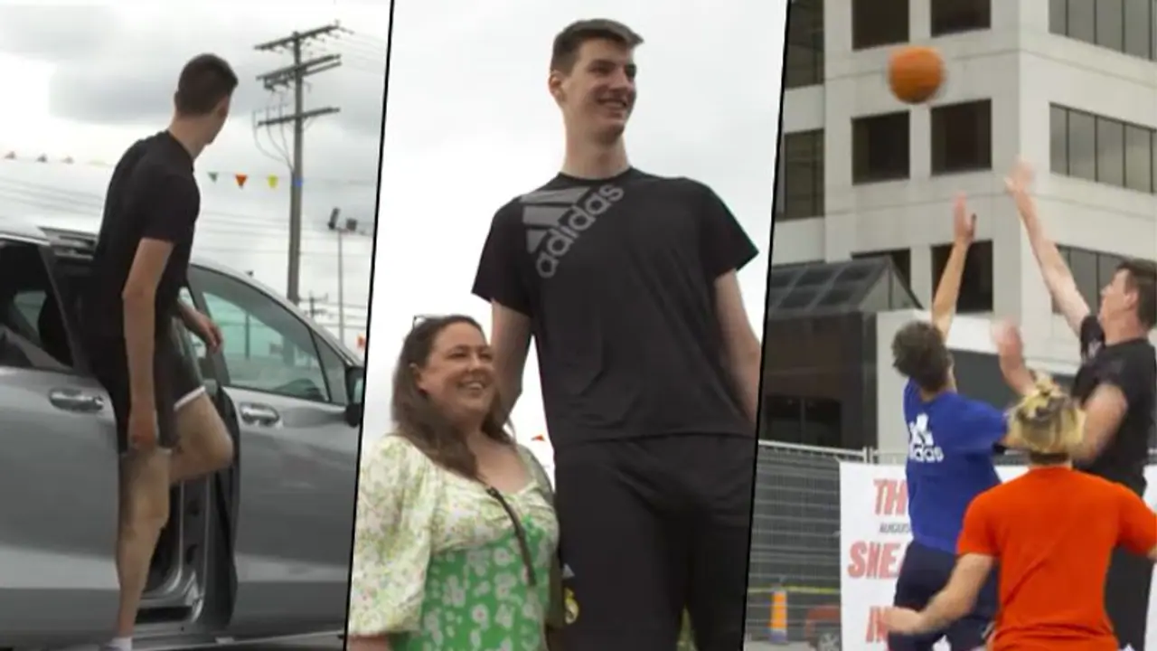 Guinness World Records publishes video of World's Tallest Teen; watch Guinness World Records publishes video of World's Tallest Teen; watch