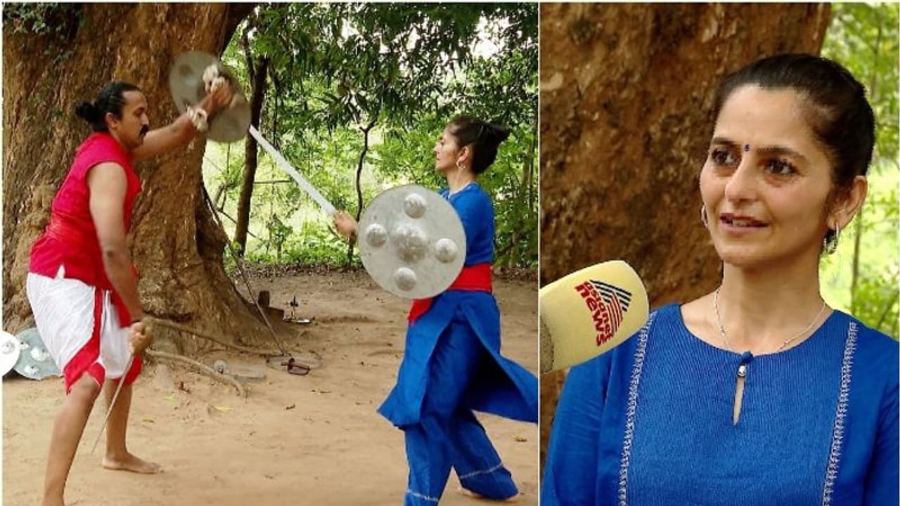 പാലക്കാടെത്തി കളരി പഠനം, ഇനി അമേരിക്കക്കാരെ പഠിപ്പിക്കണം, അടവും ചുവടും ഉറപ്പിച്ച് പ്രതിഭ