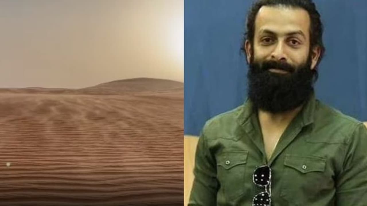 Aadujeevitham : സഹാറ മരുഭൂമിയില്‍ പൃഥ്വിരാജിന്റെ 'ആടുജീവിതം', വീഡിയോ പങ്കുവെച്ച് താരം