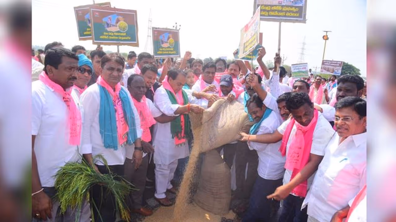 రైతు ప్రయోజనాల కోసమే టీఆర్‌ఎస్‌ పోరు.. కేంద్రంపై నిప్పులు చెరగిన మంత్రి ఇంద్రకరణ్‌ రెడ్డి 