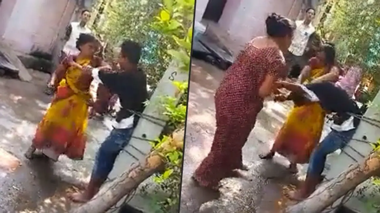 Telangana: Mother punishes addict son with chilli powder; watch video Telangana: Mother punishes addict son with chilli powder; watch video