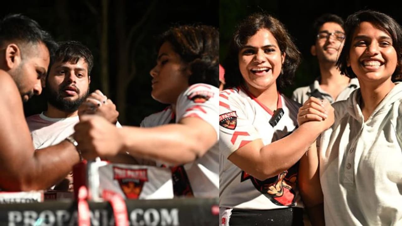 ആണ്കുട്ടികളും തോറ്റമ്പി! ഐഐടി ബോംബെയിലെ പഞ്ചഗുസ്തി ടൂര്ണമെന്റില് കൈക്കരുത്ത് തെളിയിച്ച് ചേത്ന ശര്മ്മ ആണ്കുട്ടികളും തോറ്റമ്പി! ഐഐടി ബോംബെയിലെ പഞ്ചഗുസ്തി ടൂര്ണമെന്റില് കൈക്കരുത്ത് തെളിയിച്ച് ചേത്ന ശര്മ്മ