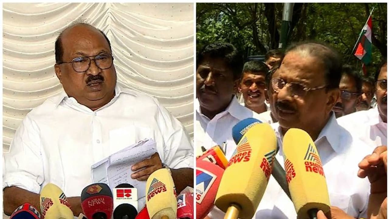 പുറത്താക്കാൻ കേരളാ നേതാക്കൾക്ക് കഴിയില്ലെന്ന് കെവി തോമസ്, അച്ചടക്കം എല്ലാവർക്കും ബാധകമെന്ന് സുധാകരൻ 