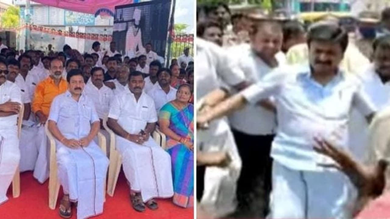 முன்னாள் அமைச்சர் சி.வி.சண்முகம் கைது...! சாலை மறியலில் ஈடுபட்ட தொண்டர்கள்..!அதிர்ச்சியில் அதிமுக.. முன்னாள் அமைச்சர் சி.வி.சண்முகம் கைது...! சாலை மறியலில் ஈடுபட்ட தொண்டர்கள்..!அதிர்ச்சியில் அதிமுக..