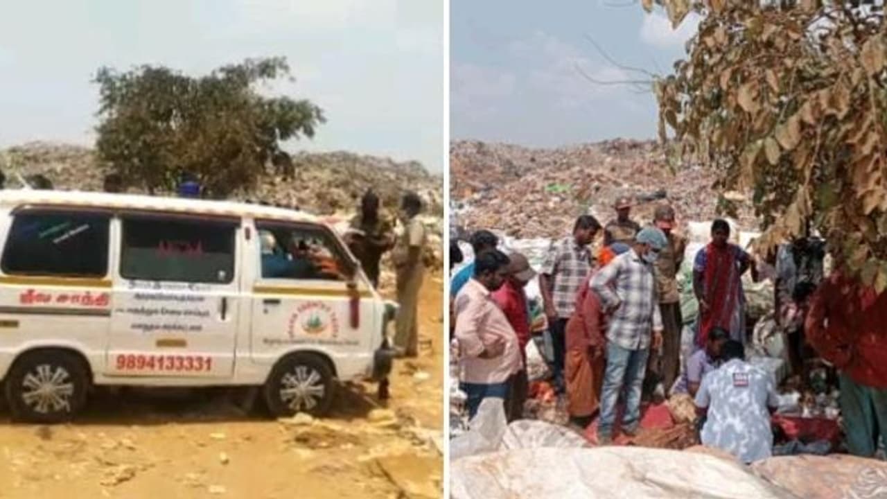 லாரியில் இருந்து குப்பை விழுந்ததில் மூச்சு திணறி பெண் உயிரிழந்த பரிதாபம்...! துப்புரவு தொழிலாளர்கள் அதிர்ச்சி