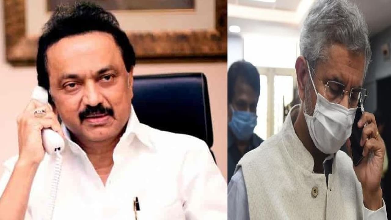 இலங்கை தமிழர்களுக்கு உதவுங்கள்... வெளியுறவுத்துறை அமைச்சருக்கு மு.க.ஸ்டாலின் வலியுறுத்தல்!! இலங்கை தமிழர்களுக்கு உதவுங்கள்... வெளியுறவுத்துறை அமைச்சருக்கு மு.க.ஸ்டாலின் வலியுறுத்தல்!!