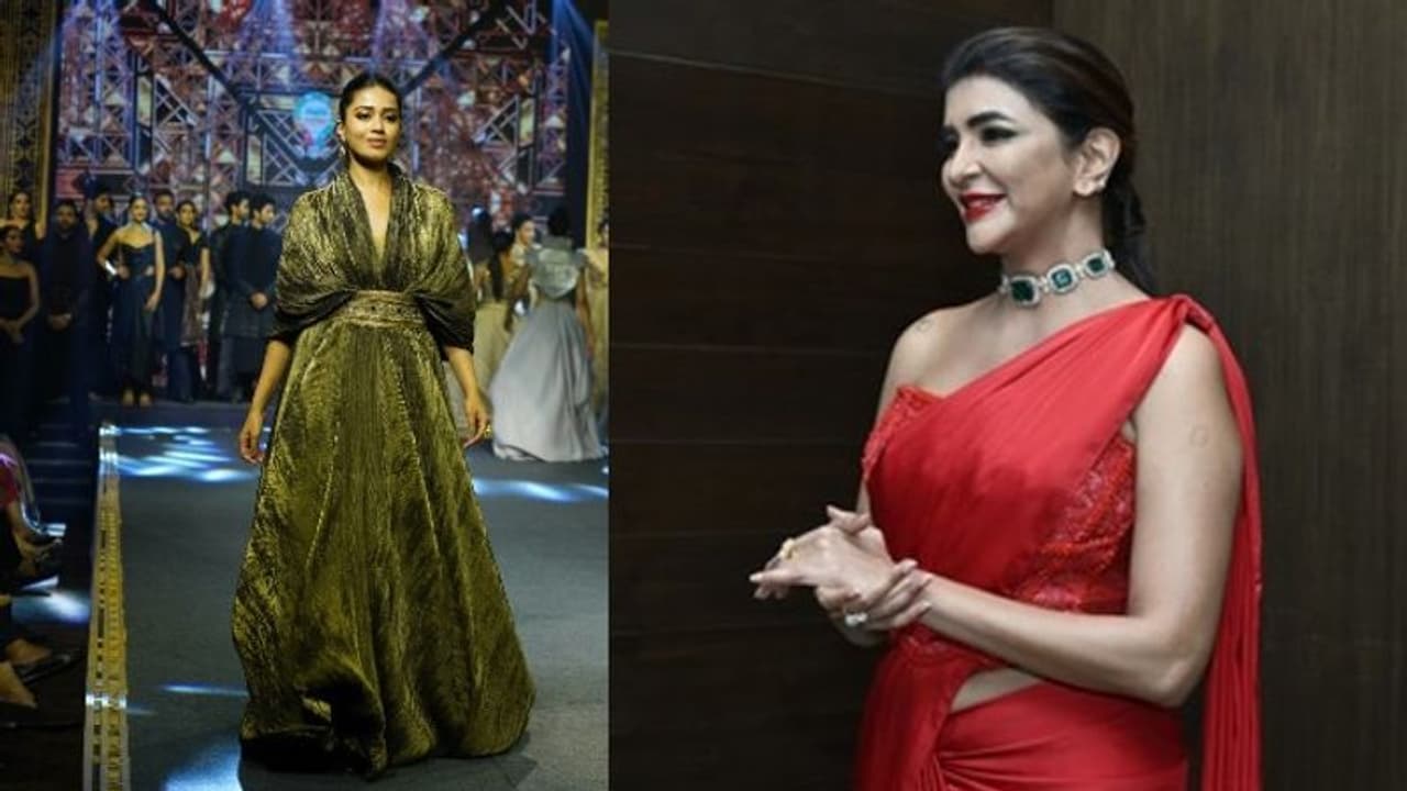 Celebs Ramp Walk : ర్యాంప్ వాక్ తో ఆకట్టుకున్న సినీ తారలు.. ‘టీచ్ ఫర్ ఛేంజ్’ కోసం కదిలిన టాలీవుడ్ సెలబ్రెటీస్