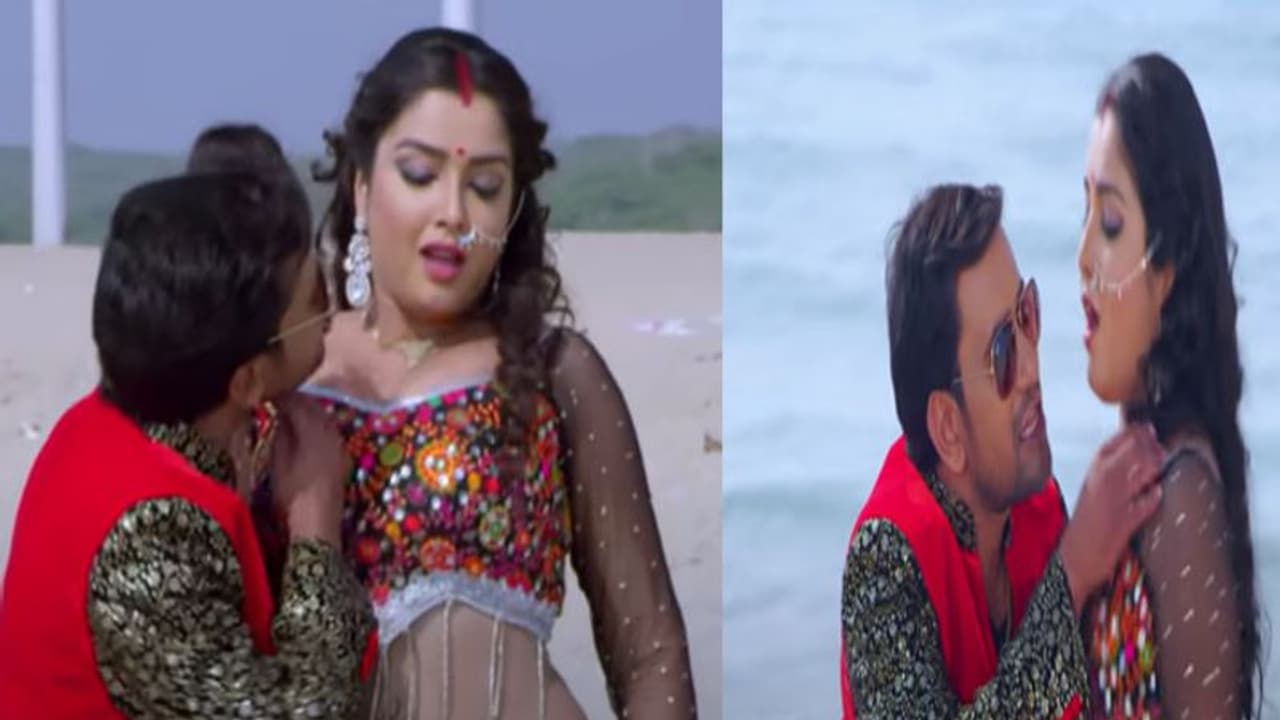 समंदर किनारे आम्रपाली दुबे और निरहुआ ने लगाए जबरदस्त ठुमके, सिजलिंग केमेस्ट्री ने इंटरनेट पर मचाया धूम समंदर किनारे आम्रपाली दुबे और निरहुआ ने लगाए जबरदस्त ठुमके, सिजलिंग केमेस्ट्री ने इंटरनेट पर मचाया धूम