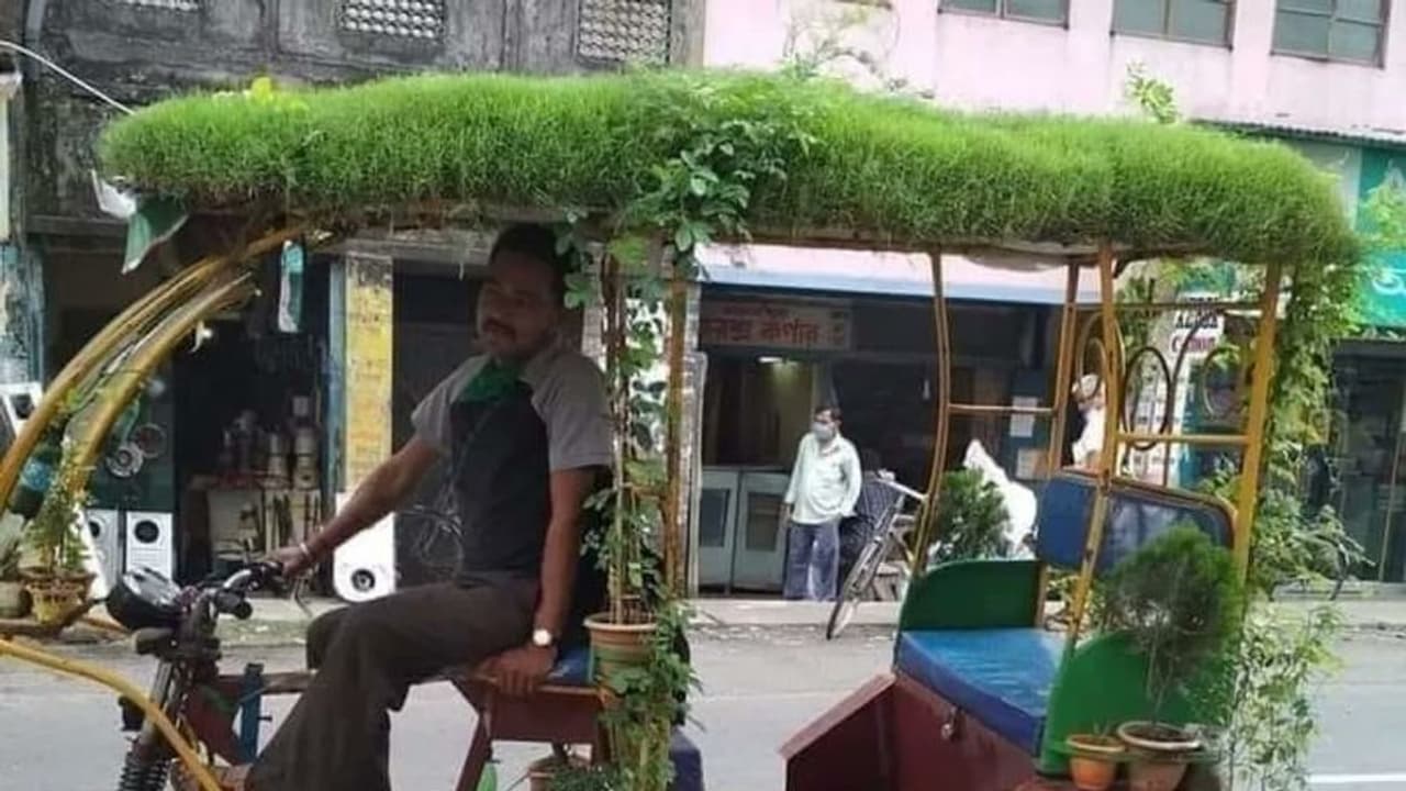 మినీ గార్డెన్ గా మారిన రిక్షా.. కొత్త ఆవిష్కరణకు నెటిజన్ల ఫిదా.. మినీ గార్డెన్ గా మారిన రిక్షా.. కొత్త ఆవిష్కరణకు నెటిజన్ల ఫిదా..