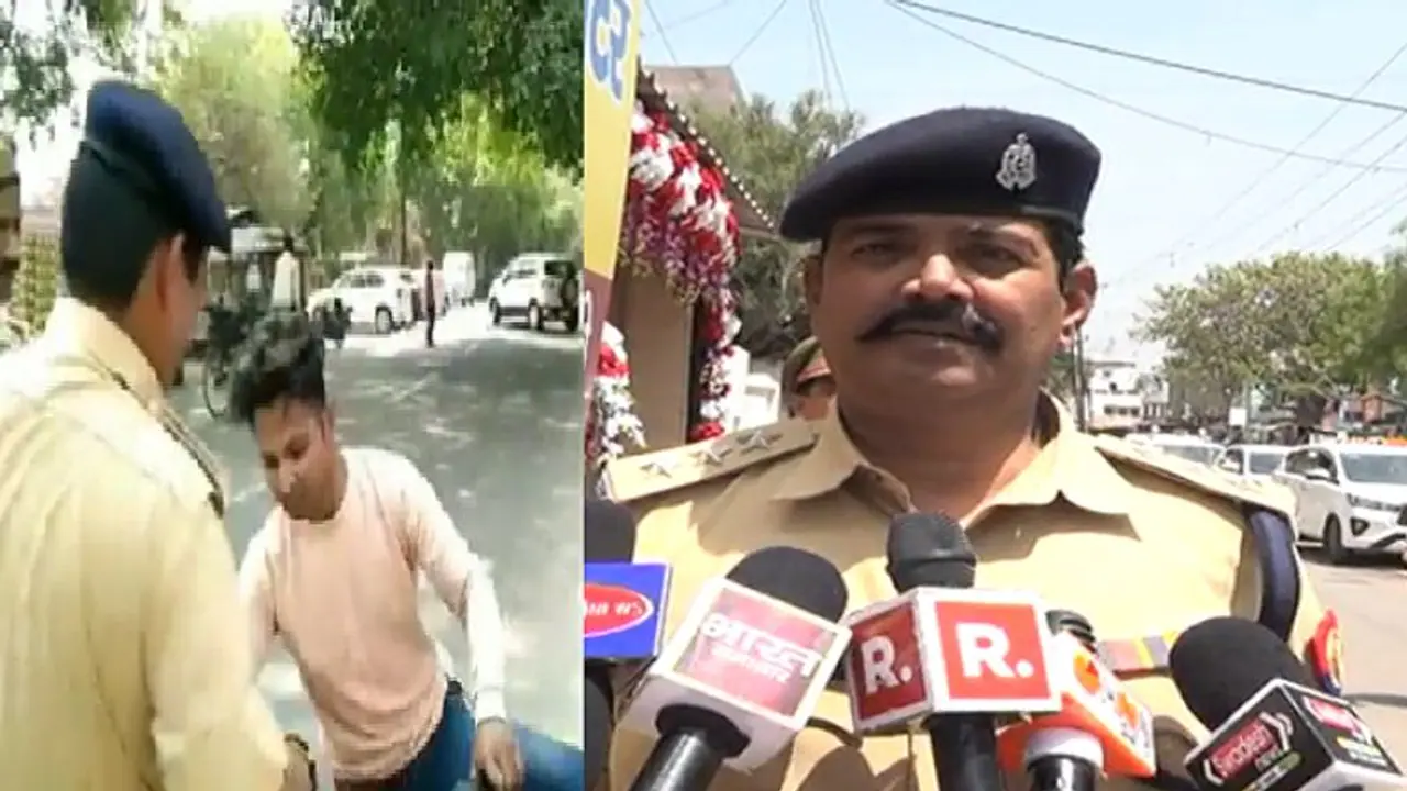 ACP ने सरेआम युवक को जड़े 5 थप्पड़, वजह पूछने पर कहा कई बार समझाने के बाद भी नहीं मान रहा था शोहदा