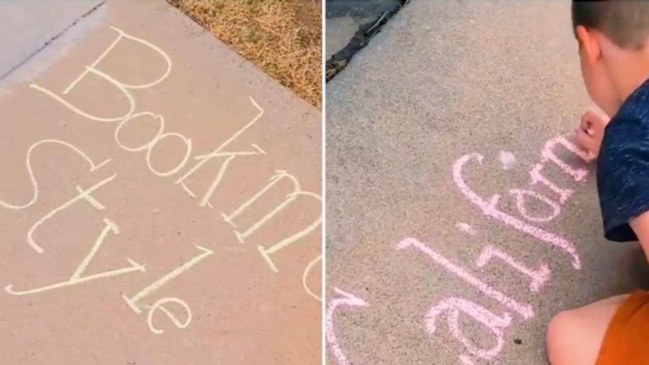 Watch: 5 year old kid with autism writes different font styles; netizens amazed