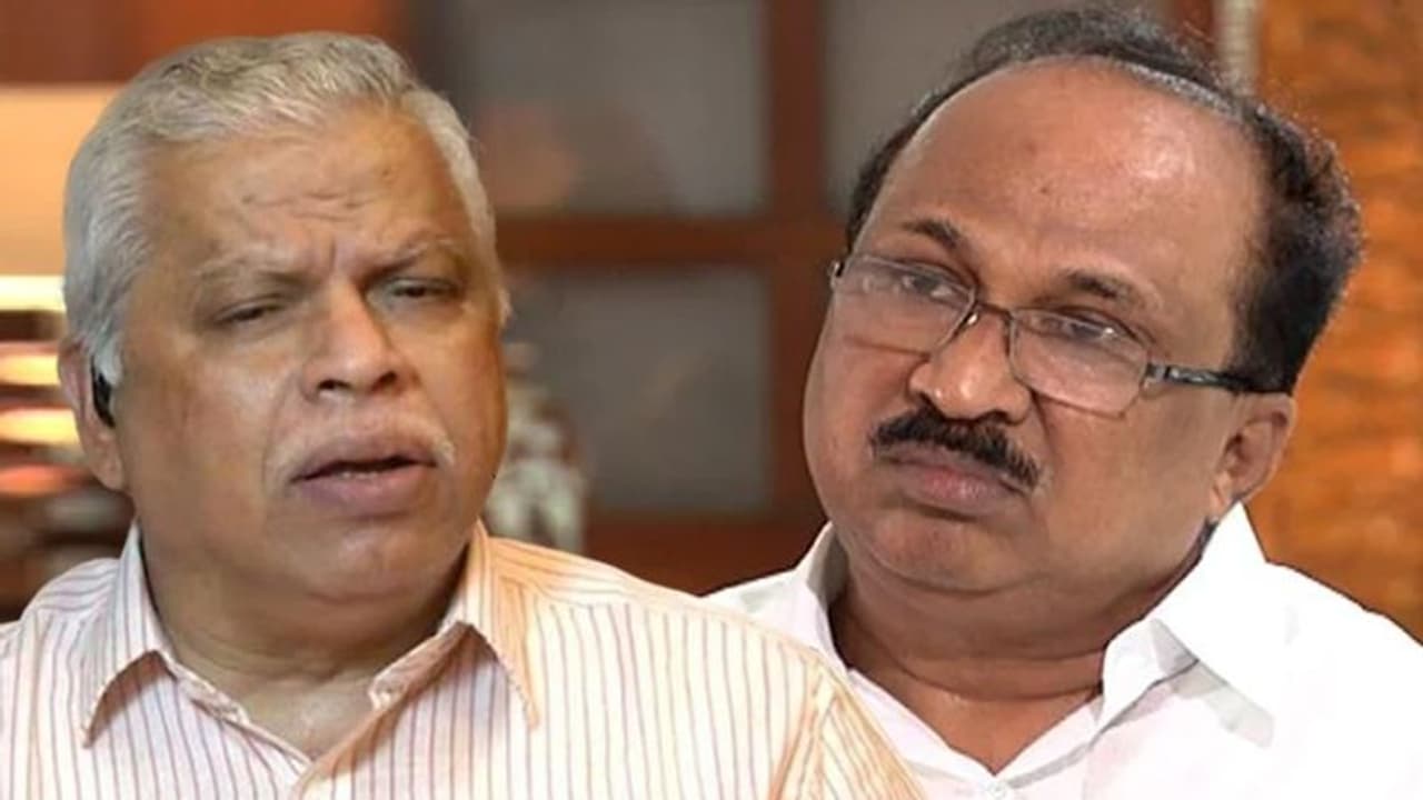 'ഇവിടെ വന്ന് കെ വി തോമസിനെ തല്ലാൻ ധൈര്യമുള്ളവരുണ്ടെങ്കിൽ കാണട്ടെ'; കോൺഗ്രസിനെ വെല്ലുവിളിച്ച് എം വി ജയരാജൻ 'ഇവിടെ വന്ന് കെ വി തോമസിനെ തല്ലാൻ ധൈര്യമുള്ളവരുണ്ടെങ്കിൽ കാണട്ടെ'; കോൺഗ്രസിനെ വെല്ലുവിളിച്ച് എം വി ജയരാജൻ