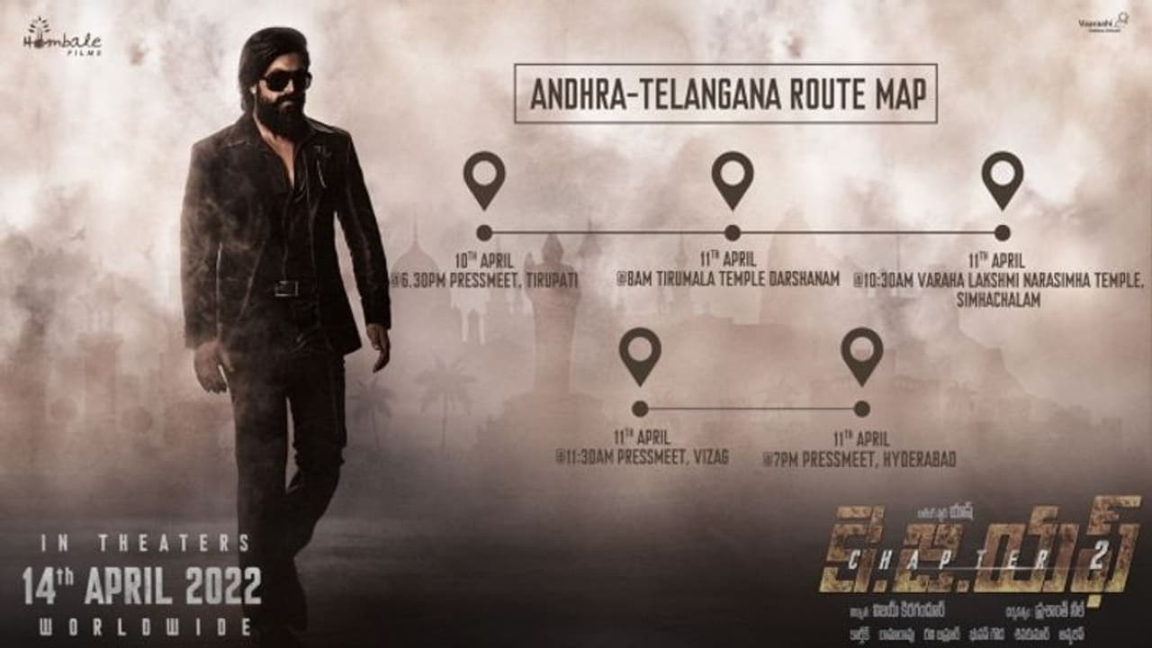 KGF 2: పక్కా ప్లానింగ్లో తెలుగు రాష్ట్రాల్లోకి ఎంట్రీ ఇస్తున్న రాఖీభాయ్.. రూట్ మ్యాప్ ఇదే KGF 2: పక్కా ప్లానింగ్లో తెలుగు రాష్ట్రాల్లోకి ఎంట్రీ ఇస్తున్న రాఖీభాయ్.. రూట్ మ్యాప్ ఇదే