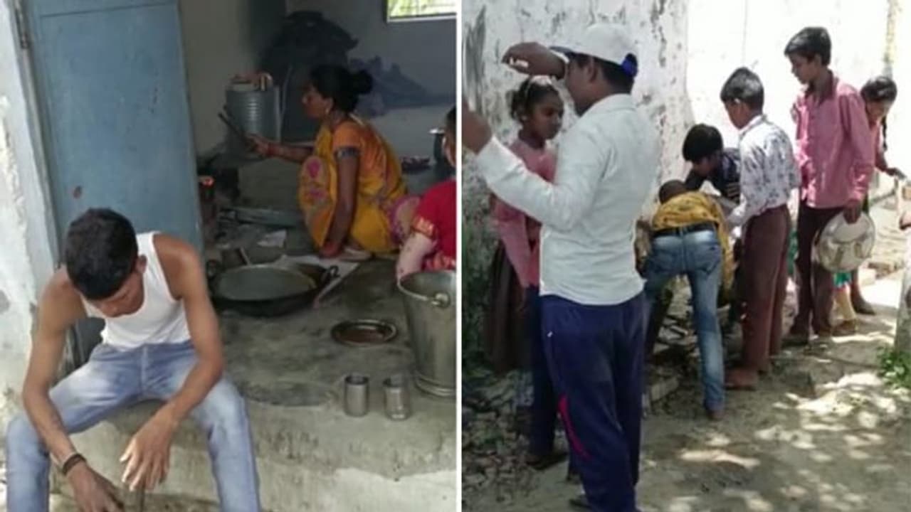 परिषदीय स्कूल में मिड डे मील के बर्तन धो रहे बच्चे, सोशल मीडिया पर वायरल हुआ वीडियो