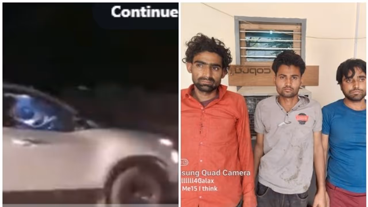 22 കിലോമീറ്റർ ചേസിങ്, വെടിവെപ്പ്; പശുക്കടത്തുകാരുടെ പിന്നാലെ പൊലീസും ഗോസംരക്ഷകരും വീഡിയോ 22 കിലോമീറ്റർ ചേസിങ്, വെടിവെപ്പ്; പശുക്കടത്തുകാരുടെ പിന്നാലെ പൊലീസും ഗോസംരക്ഷകരും വീഡിയോ