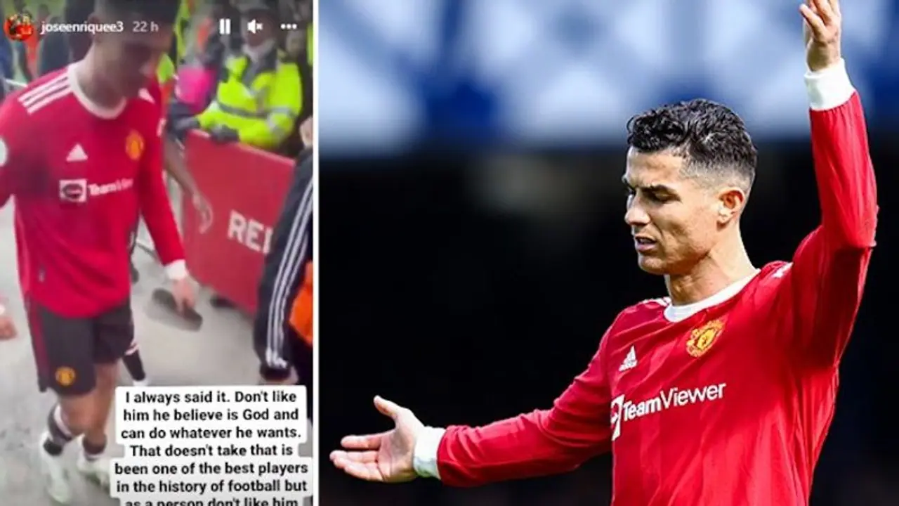 'Believes he is God': Ex Liverpool star attacks Ronaldo after Everton phone incident 'Believes he is God': Ex Liverpool star attacks Ronaldo after Everton phone incident