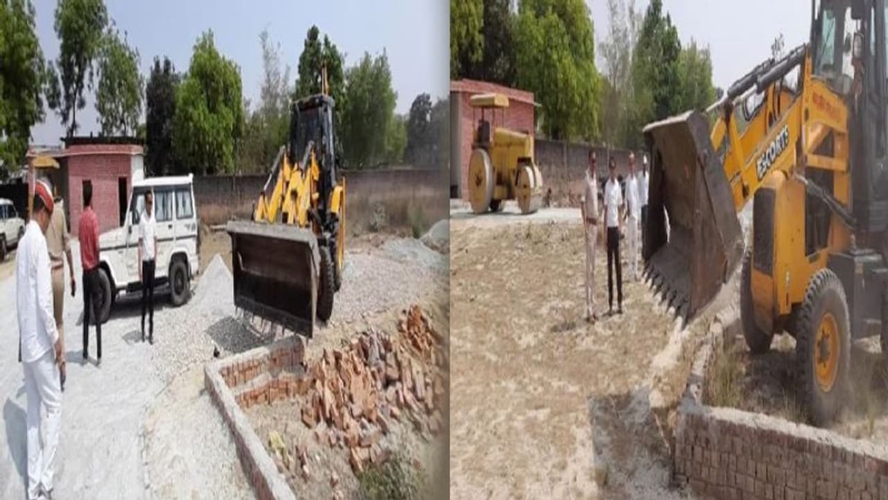 मऊ में गरजा बाबा का बुलडोजर, मुख्तार अंसारी के करीबी गणेश दत्त की 5 एकड़ भूमि पर थी अवैध प्लॉटिंग मऊ में गरजा बाबा का बुलडोजर, मुख्तार अंसारी के करीबी गणेश दत्त की 5 एकड़ भूमि पर थी अवैध प्लॉटिंग