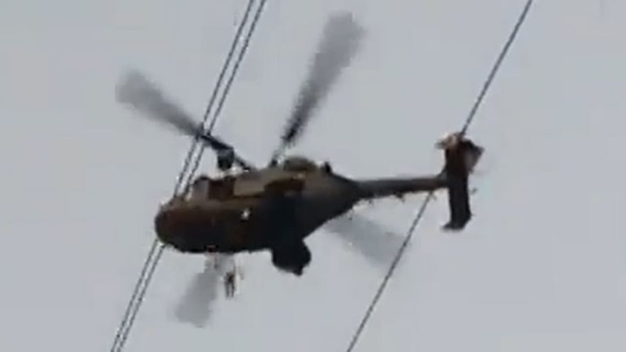 Jharkhand ropeway accident: 5 still stuck as rescue operations resume Jharkhand ropeway accident: 5 still stuck as rescue operations resume