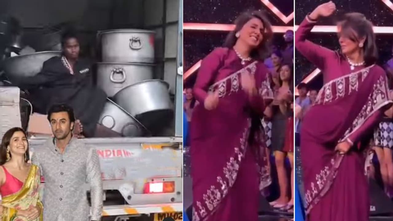 इधर चल रही बेटे रणबीर कपूर की शादी की जोरदार तैयारियां उधर खुशी में जमकर नाची मां नीतू सिंह इधर चल रही बेटे रणबीर कपूर की शादी की जोरदार तैयारियां उधर खुशी में जमकर नाची मां नीतू सिंह