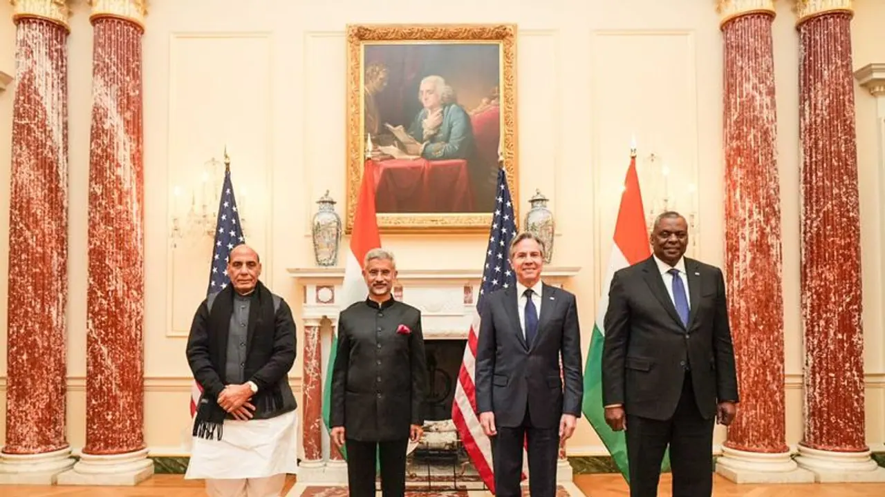 India US 2+2 meeting: Indo Pacific, QUAD, Russia Ukraine conflict, more discussed India US 2+2 meeting: Indo Pacific, QUAD, Russia Ukraine conflict, more discussed
