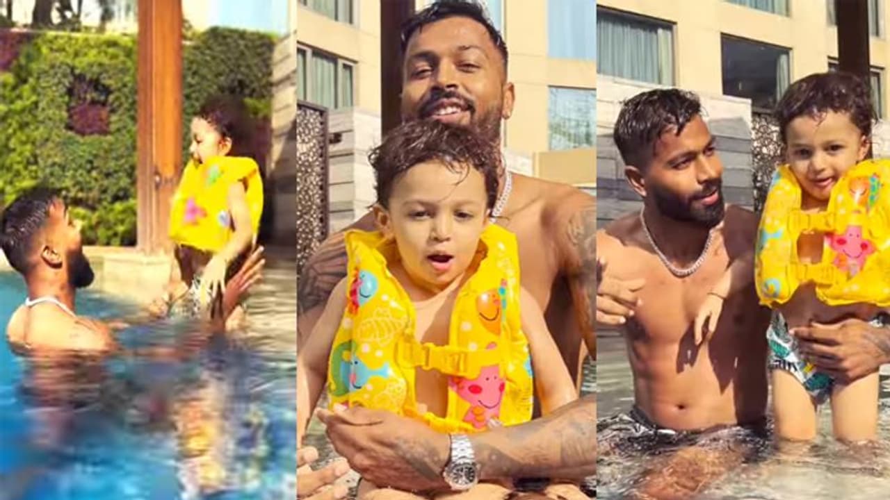 मैच हारा लेकिन दिल जीत लेगा हार्दिक पांड्या का यह क्यूट वीडियो, बेटे संग इस तरह कर रहे इंजॉय मैच हारा लेकिन दिल जीत लेगा हार्दिक पांड्या का यह क्यूट वीडियो, बेटे संग इस तरह कर रहे इंजॉय