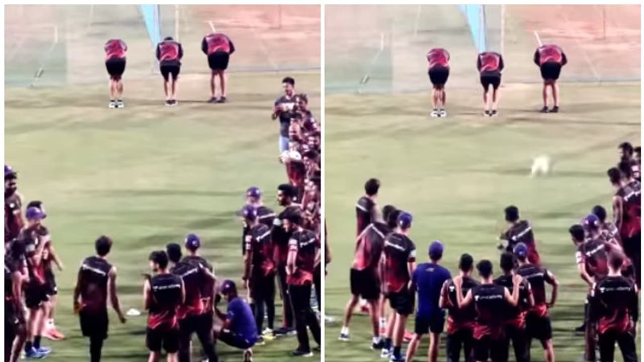 সতীর্থ ও কোচের পশ্চাদদেশে বল মারার চেষ্টা, এ কেমন অনুশীলন কেকআরের, দেখুন ভাইরাল ভিডিও সতীর্থ ও কোচের পশ্চাদদেশে বল মারার চেষ্টা, এ কেমন অনুশীলন কেকআরের, দেখুন ভাইরাল ভিডিও