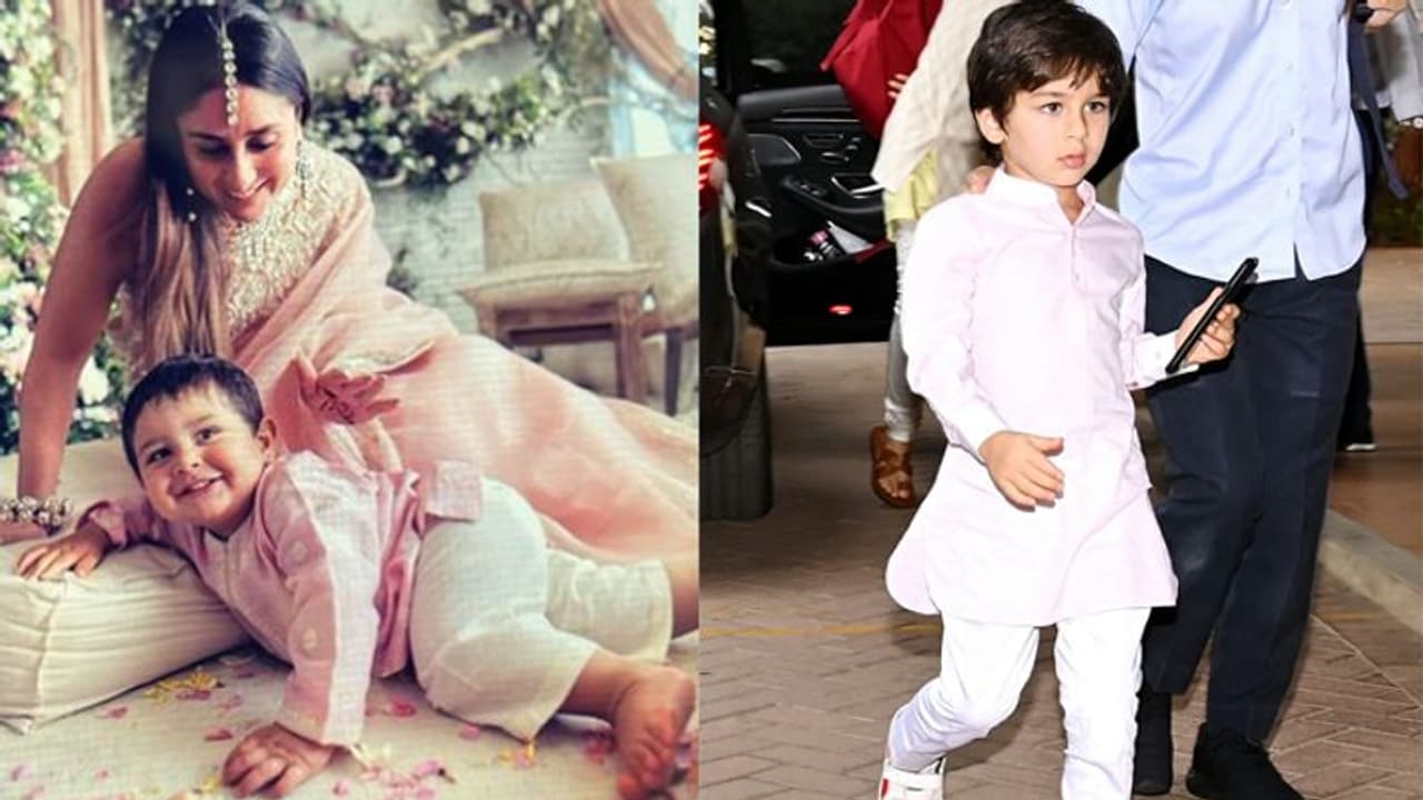 मामा रणबीर कपूर की शादी में मस्ती करते दिखे जेह, नवाबों वाले अंदाज में नजर आए तैमूर देखें PHOTOS