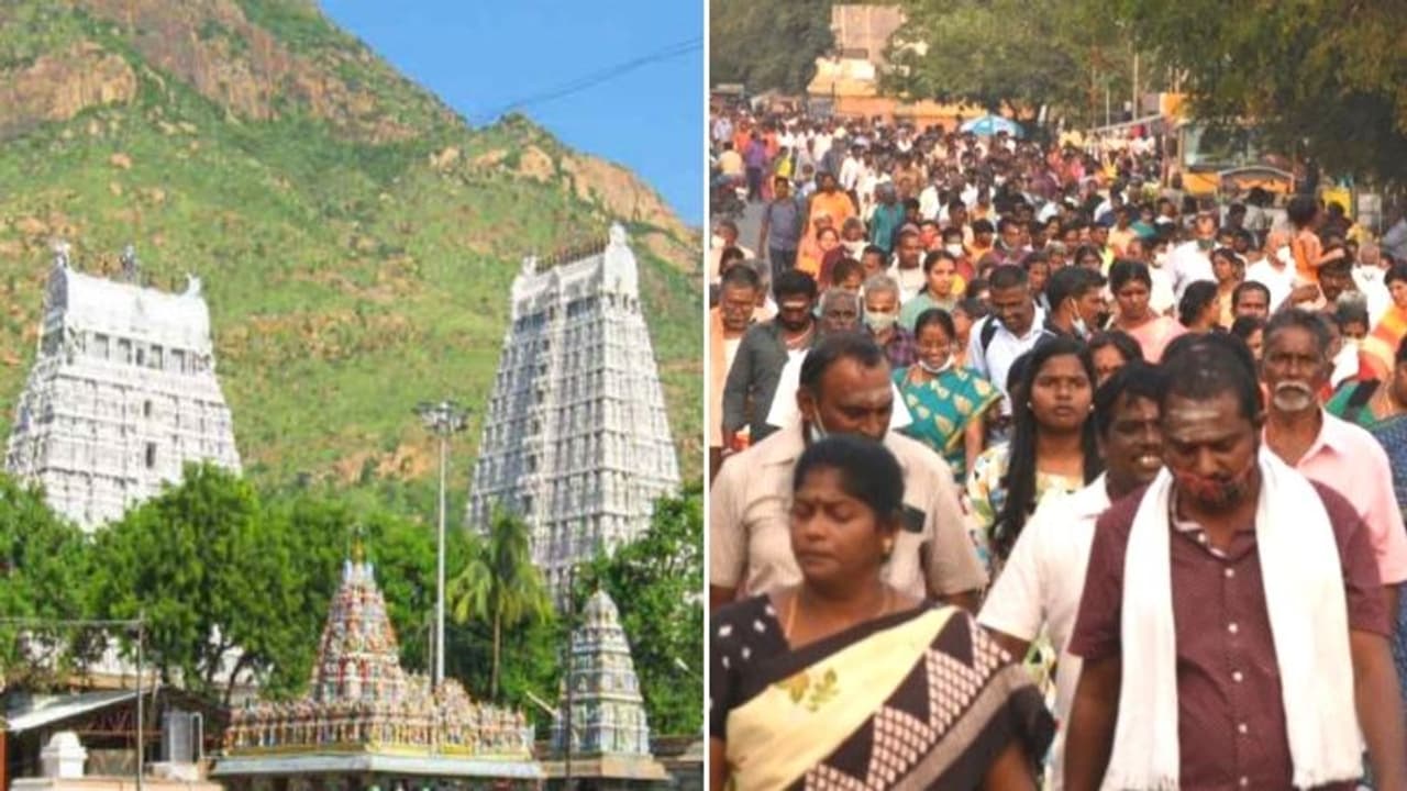 20 லட்சம் பக்தர்கள்..தயார் நிலையில் இலவச பேருந்துகள்..திருவண்ணாமலை சித்ரா பவுர்ணமி கிரிவலம் தொடக்கம் ! 20 லட்சம் பக்தர்கள்..தயார் நிலையில் இலவச பேருந்துகள்..திருவண்ணாமலை சித்ரா பவுர்ணமி கிரிவலம் தொடக்கம் !