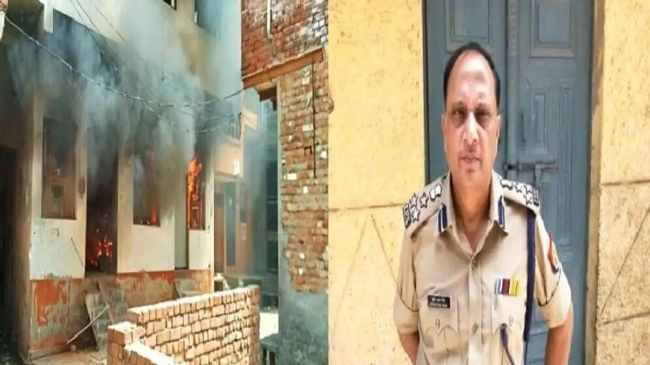 युवती को अगवा करने के बाद भीड़ ने फूंका आरोपी का घर, रुनकता में भड़की आग युवती को अगवा करने के बाद भीड़ ने फूंका आरोपी का घर, रुनकता में भड़की आग