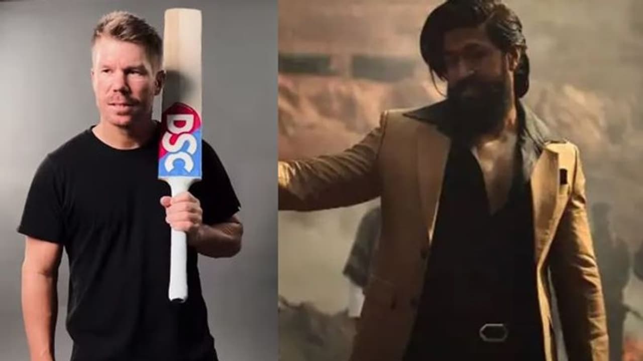 మ..మ.. మాస్.. దుమ్ము రేపుతున్న డేవిడ్ వార్నర్ 'కేజిఎఫ్ 2' డైలాగ్స్.. యష్ కంటే ఏమాత్రం తగ్గలేదు మ..మ.. మాస్.. దుమ్ము రేపుతున్న డేవిడ్ వార్నర్ 'కేజిఎఫ్ 2' డైలాగ్స్.. యష్ కంటే ఏమాత్రం తగ్గలేదు