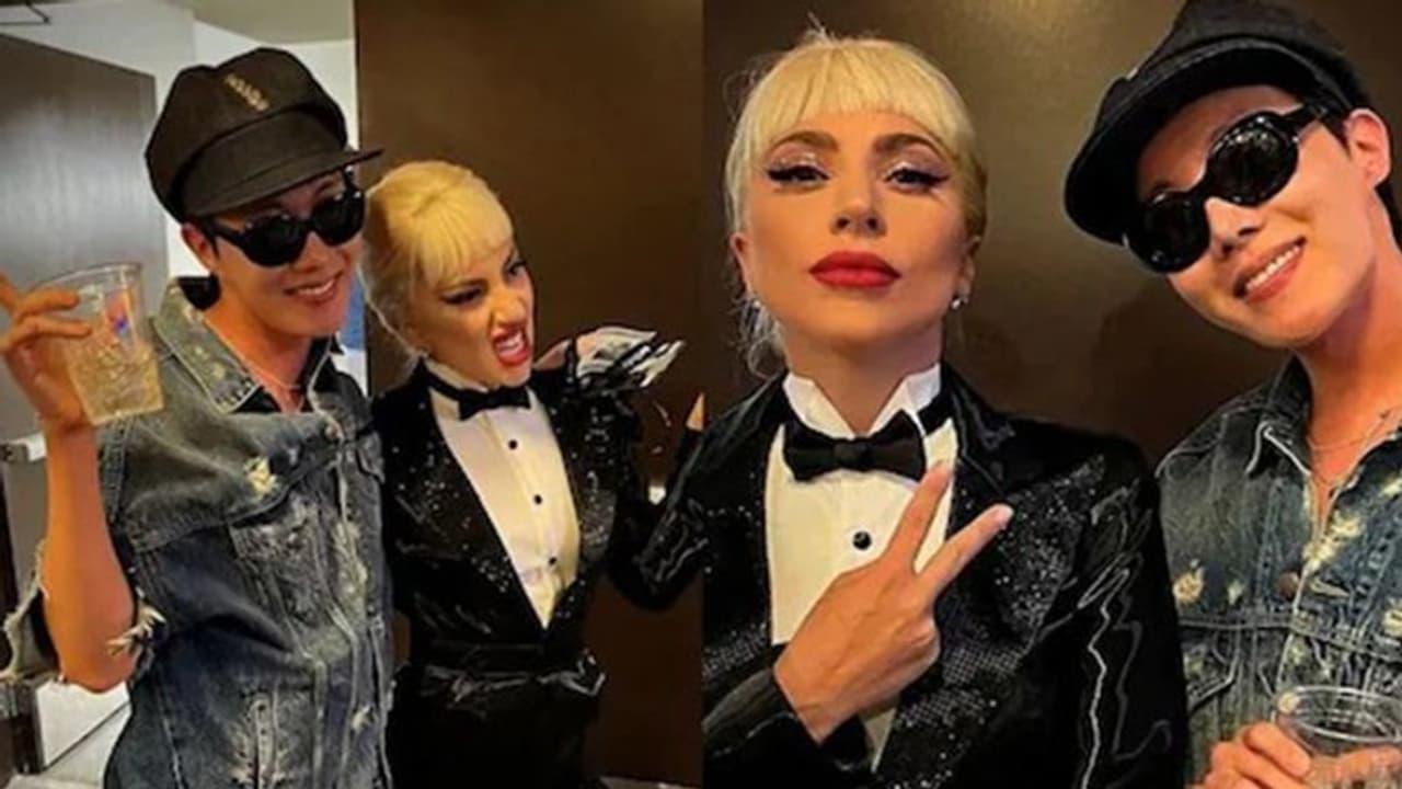 BTS's J Hope poses with Lady Gaga at Las Vegas concert; ARMYs goes gaga