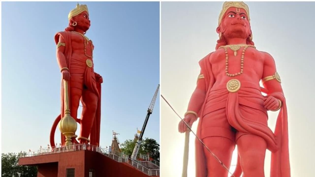 108 അടി ഉയരമുള്ള ഹനുമാൻ പ്രതിമ ഗുജറാത്തിൽ, അനാച്ഛാദനം പ്രധാനമന്ത്രി