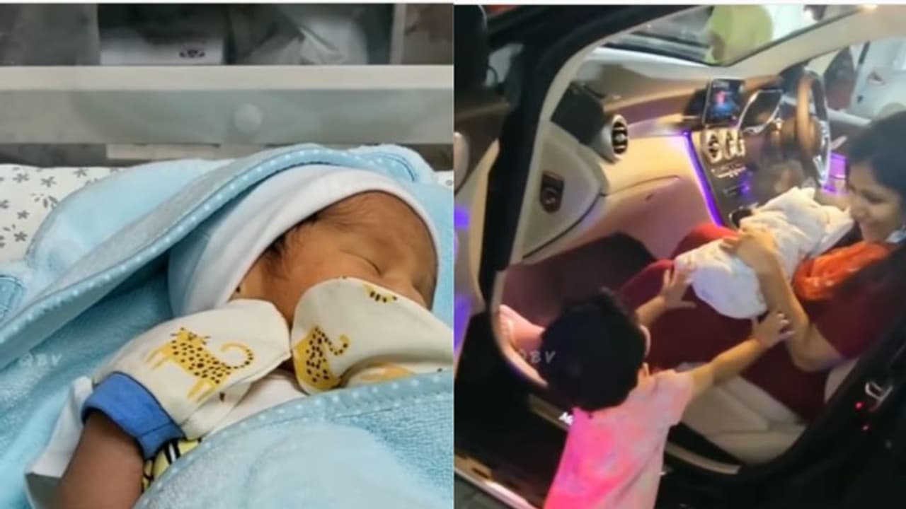 Alya baby: தனது 2 வது மகனுடன் வீட்டிற்கு வந்த ஆல்யா மானசா! தம்பி வந்தாச்சு...ஓடி வந்து கொஞ்சிய அய்லா பாப்பா! Alya baby: தனது 2 வது மகனுடன் வீட்டிற்கு வந்த ஆல்யா மானசா! தம்பி வந்தாச்சு...ஓடி வந்து கொஞ்சிய அய்லா பாப்பா!