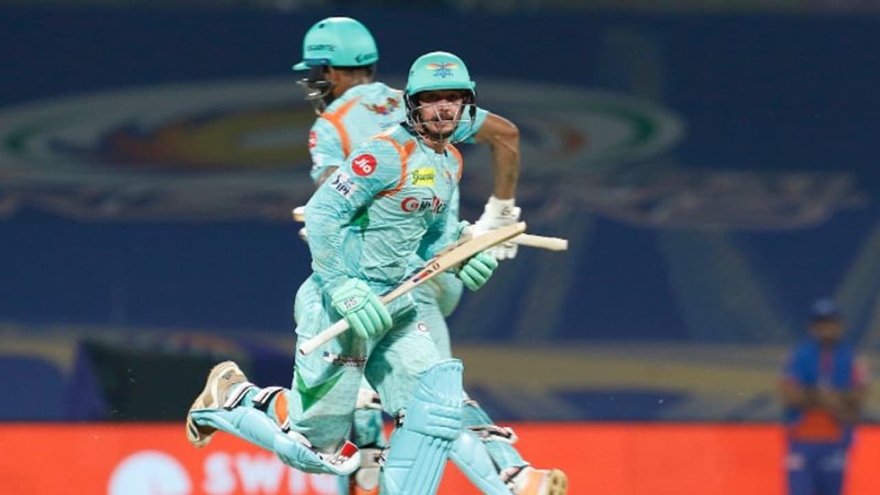 IPL 2022 : രാഹുല് ഡികോക്ക് കൂട്ടുകെട്ട്; മുംബൈക്കെതിരെ ലഖ്നൗവിന് ഗംഭീര തുടക്കം IPL 2022 : രാഹുല് ഡികോക്ക് കൂട്ടുകെട്ട്; മുംബൈക്കെതിരെ ലഖ്നൗവിന് ഗംഭീര തുടക്കം