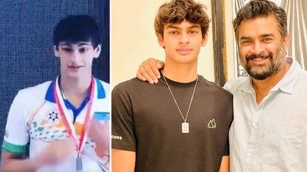 R Madhavan's son Vedaant Madhavan wins silver medal in The Danish open (Video)