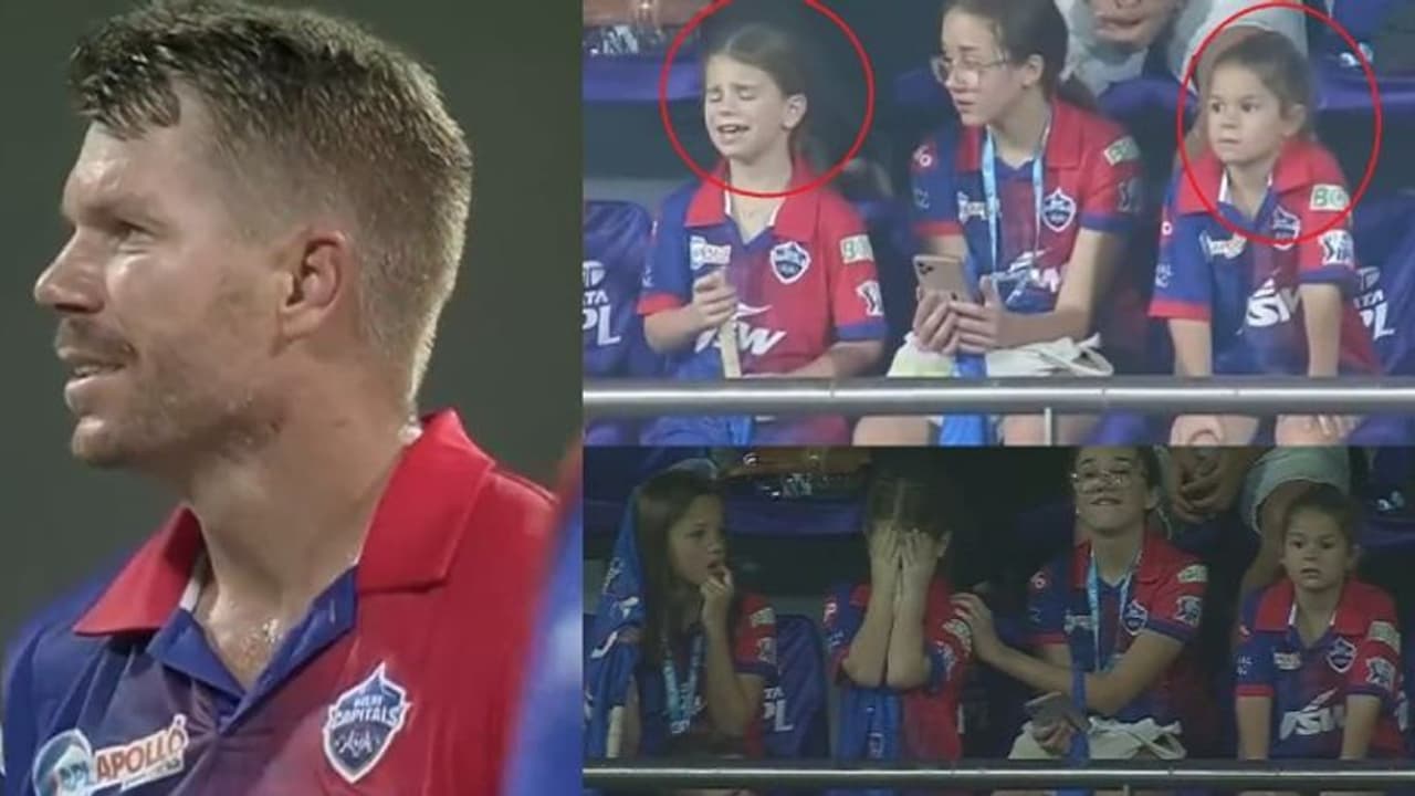 డేవిడ్ వార్నర్ అవుటైన తర్వాత వెక్కి వెక్కి ఏడ్చిన ఆయన కూతుళ్లు... డేవిడ్ వార్నర్ అవుటైన తర్వాత వెక్కి వెక్కి ఏడ్చిన ఆయన కూతుళ్లు...