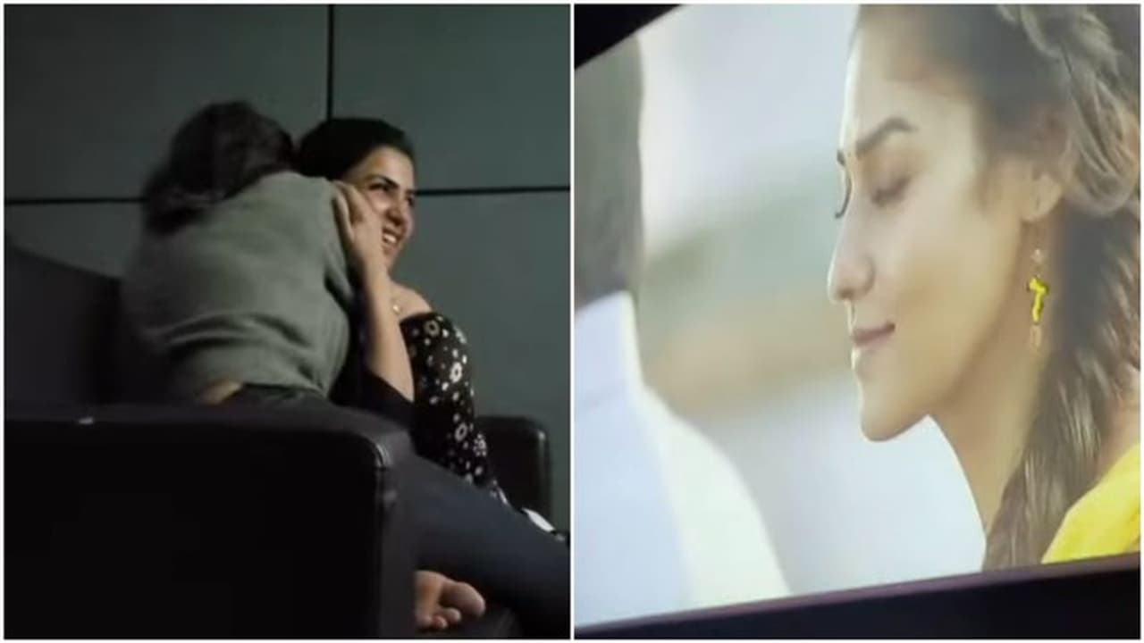 வெட்கத்தில் சமந்தாவை கட்டியணைத்த லேடி சூப்பர் ஸ்டார்..க்யூட் வீடியோ உள்ளே!