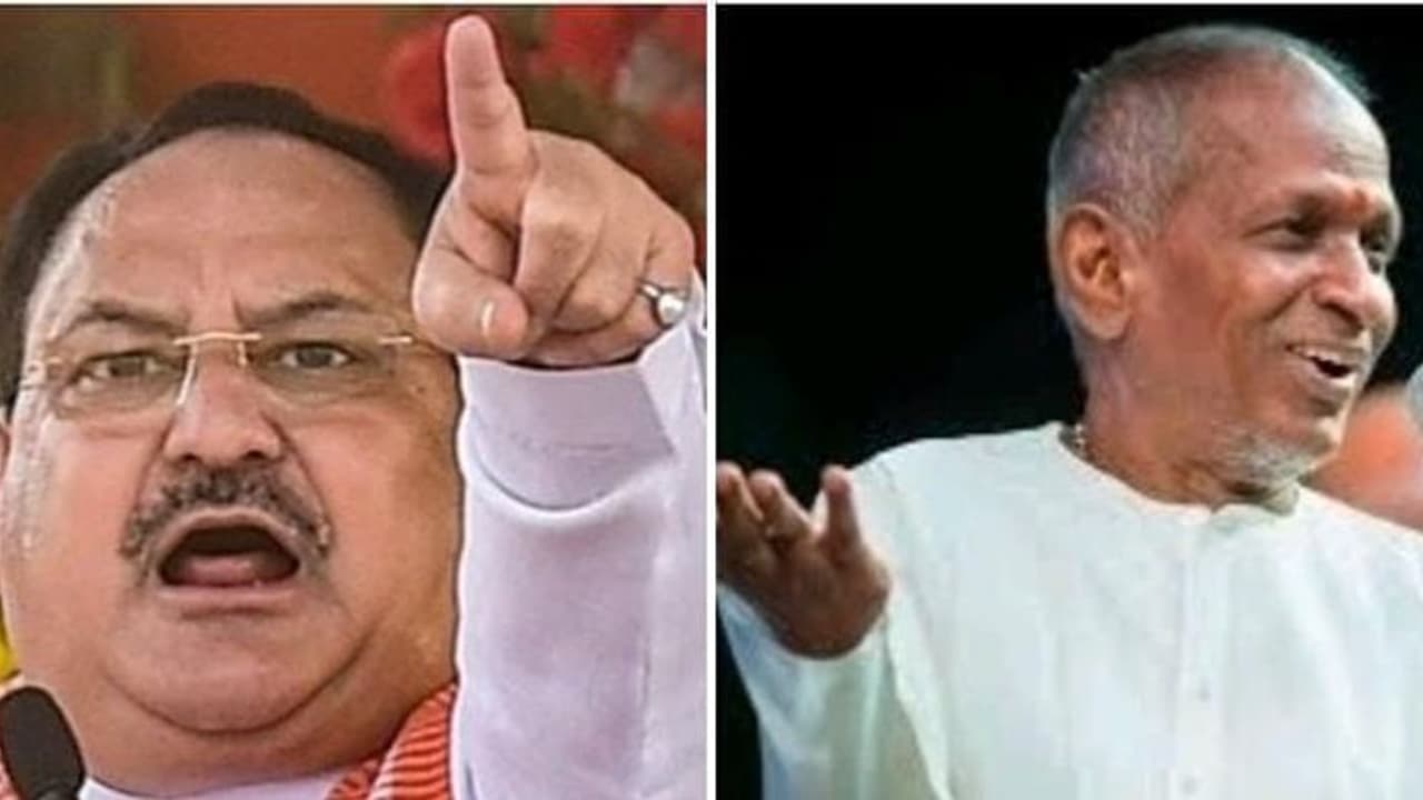 இளையராஜாவை விமர்சிப்பதா? பாஜகவினர் குறிவைத்து தாக்கப்படுகின்றனர்...! கொதித்தெழுந்த ஜே.பி.நட்டா... இளையராஜாவை விமர்சிப்பதா? பாஜகவினர் குறிவைத்து தாக்கப்படுகின்றனர்...! கொதித்தெழுந்த ஜே.பி.நட்டா...